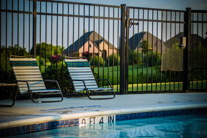 Our fence installers often use aluminum fencing for pool security fences.